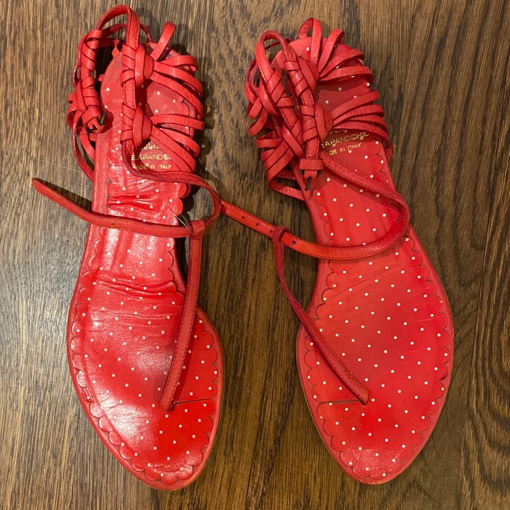 MOCHINO Chic & Cheap Red Summer Sandal